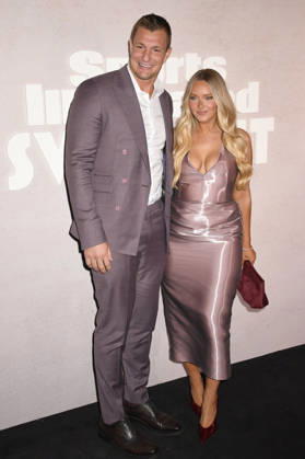 NEW YORK, NY- MAY 14: Rob Gronkowski, and Camille Kostek at the 2026 Sports Illustrated Swimsuit Launch Party at the Hard Rock Hotel on May 14, 2026 in New York City. Credit: AdMedia New York City USA - ZUMAa123 20260514_zaa_a123_156 Copyright: xJohnxFyckex