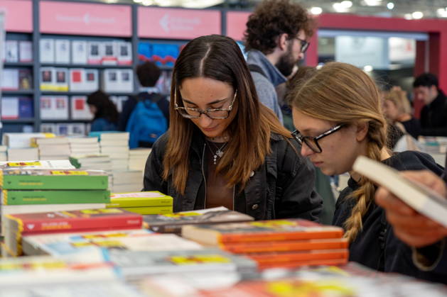 May 15, 2026, Turin, To, Italy: Some moments from the second day of the International Book Fair. Turin, May 15, 2026 Turin Italy - ZUMAa289 20260515_zia_a289_054 Copyright: xSelenexDanielex xAgfx