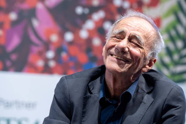 May 15, 2026, Turin, Rome, Italy: Roberto Vecchio presents his poetry during the second day of the Turin International Book Fair. Turin, May 15, 2026 Turin Italy - ZUMAa289 20260515_zia_a289_045 Copyright: xSelenexDaniele Agfx