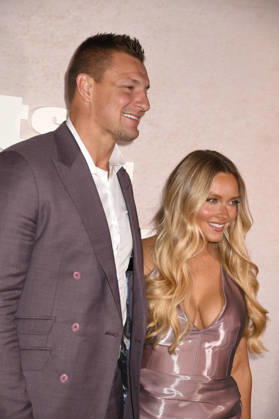 NEW YORK, NY- MAY 14: Rob Gronkowski, and Camille Kostek at the 2026 Sports Illustrated Swimsuit Launch Party at the Hard Rock Hotel on May 14, 2026 in New York City. Credit: AdMedia New York City USA - ZUMAa123 20260514_zaa_a123_098 Copyright: xJohnxFyckex
