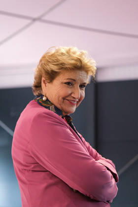 May 15, 2026, Turin, Italy: Mara Maionchi attends during the SalTo 26 - Salone Internazionale del Libro at Lingotto Fiere. Turin Italy - ZUMAs197 20260515_aaa_s197_385 Copyright: xElenaxVizzocax