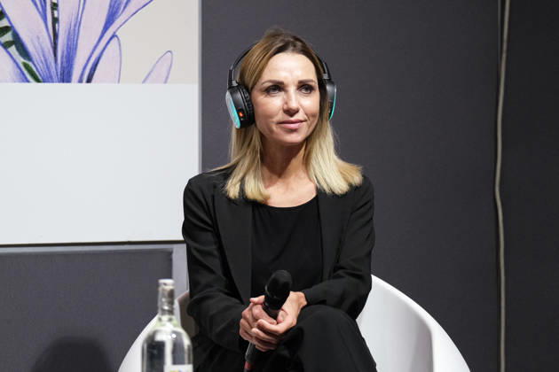 May 15, 2026, Turin, Italy: Valentina Vezzali attends during the SalTo 26 - Salone Internazionale del Libro at Lingotto Fiere. Turin Italy  - ZUMAs197 20260515_aaa_s197_371 Copyright: xElenaxVizzocax