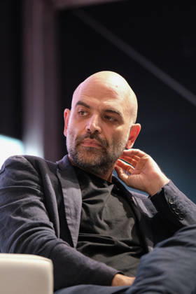 May 15, 2026, Turin, Italy: Roberto Saviano seen during the SalTo 26 - Salone Internazionale del Libro at Lingotto Fiere. Turin Italy  - ZUMAs197 20260515_aaa_s197_406 Copyright: xElenaxVizzocax