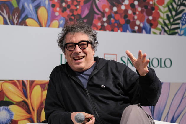 May 15, 2026, Turin, Italy: Sergio Veronesi seen during the SalTo 26 - Salone Internazionale del Libro at Lingotto Fiere. Turin Italy - ZUMAs197 20260515_aaa_s197_410 Copyright: xElenaxVizzocax