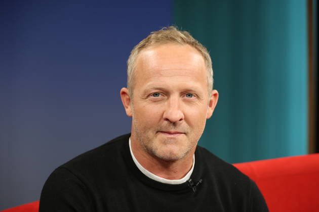 Maximilian Brückner, actor, guest on the television program DAS Rote Sofa, a live talk show on Norddeutscher Rundfunk, photo session on 15 5 2026 in the NDR television studio in Hamburg Lokstedt