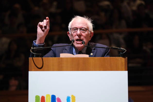 May 16, 2026, Turin, Italy: The United States Senator for Vermont Bernie Sanders seen during a meeting at the Salone Internazionale del Libro at SalTo 26 at Lingotto Fiere. Turin Italy  - ZUMAs197 20260516_aaa_s197_188 Copyright: xElenaxVizzocax