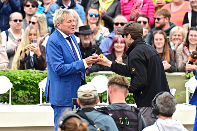 ZDF Fernsehgarten singer Bernhard Brink during the ZDF entertainment show Fernsehgarten on 17 05 2026 in Mainz 20260517MWI122511