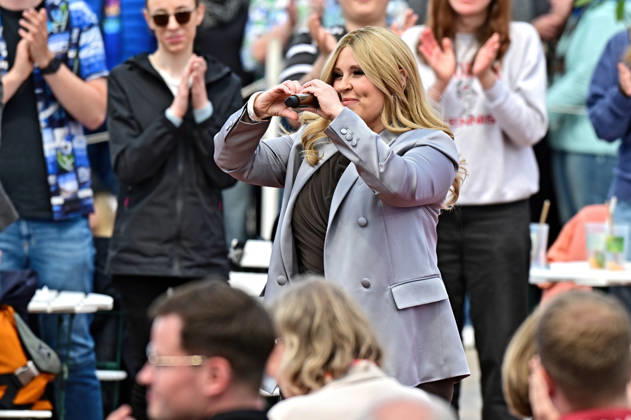 ZDF Fernsehgarten singer Maite Kelly during the ZDF entertainment show Fernsehgarten on 17 05 2026 in Mainz 20260517MWI122704