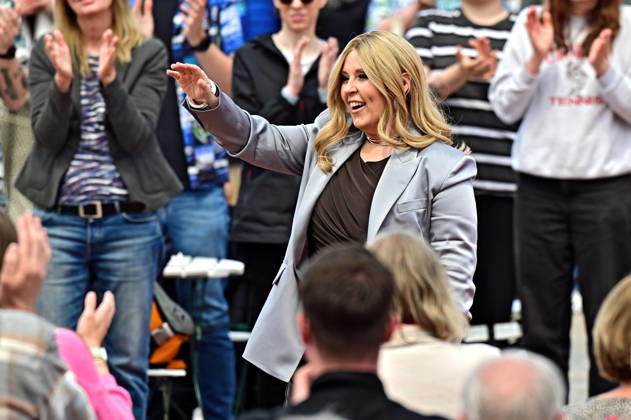 ZDF Fernsehgarten singer Maite Kelly during the ZDF entertainment show Fernsehgarten on 17 05 2026 in Mainz 20260517MWI122712