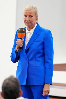 ZDF Fernsehgarten 2026 Andrea Kiwi Kiewel in the ZDF Fernsehgarten at the Schlagerparty on 17 05 2026 in Mainz Mainz ZDF Fernsehgarten Rheinland Pfalz