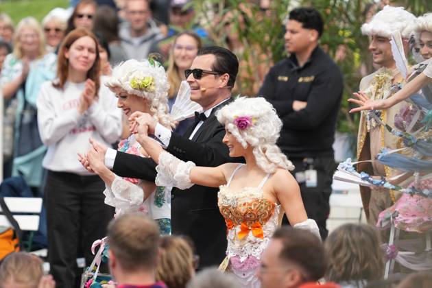 ZDF Fernsehgarten 2026 FALCO MEETS AMADEUS in the ZDF Fernsehgarten at the Schlagerparty on 17 05 2026 in Mainz Mainz ZDF Fernsehgarten Rheinland Pfalz