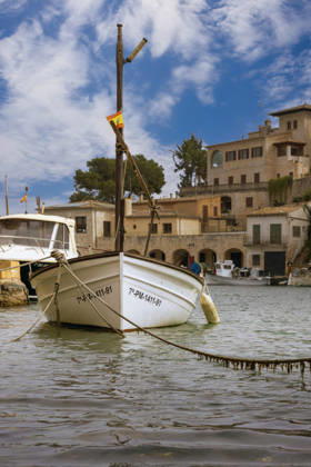 Fishing port in the Bay from Cala Figuera, Majorca, Balearic Islands, Spain 1020931121