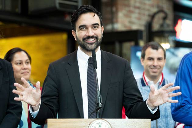May 21, 2026, New York City, New York, United States: New York City Mayor ZOHRAN MAMDANI (D) speaking at a press conference about tickets for the FIFA World Cup, at the Harlem Tavern in New York City. New York City United States - ZUMAb161 20260521_aap_b161_020 Copyright: xMichaelxBrochsteinx
