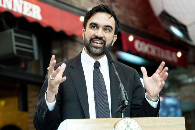 May 21, 2026, New York City, New York, United States: New York City Mayor ZOHRAN MAMDANI (D) speaking at a press conference about tickets for the FIFA World Cup, at the Harlem Tavern in New York City. New York City United States - ZUMAb161 20260521_aap_b161_004 Copyright: xMichaelxBrochsteinx