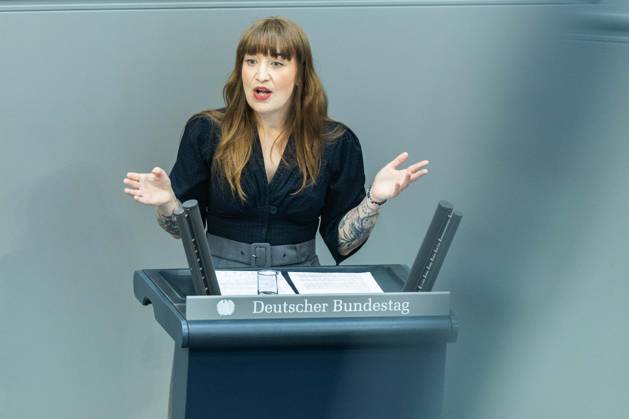 81 Session of the German Bundestag on 22 05 2026 in the plenary chamber of the Reichstag building in Berlin Heidi Reichinnek MdB Die Linke xJRx