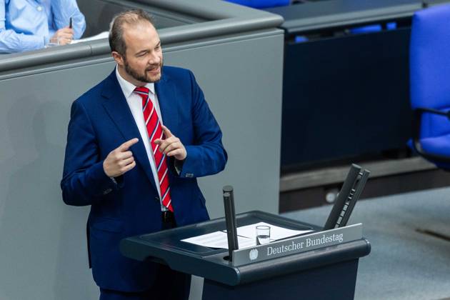 81 Session of the German Bundestag on 22 05 2026 in the plenary chamber of the Reichstag building in Berlin Martin Sichert MdB Alternative for Germany AfD xJRx