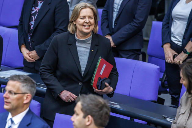 Bundestag Baerbel Bas SPD , Federal Minister for Labor and Social Affairs, in the German Bundestag on 22 05 26 in Berlin Berlin Berlin Germany Bundestag