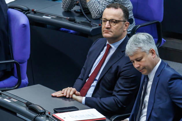 Bundestag Jens Spahn CDU in the German Bundestag on 22 05 26 in Berlin Berlin Berlin Germany Bundestag