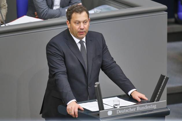 Berlin, Germany, 22 05 2026 German Bundestag 81 Bundestag session Federal Minister of Finance Lars Klingbeil SPD delivers a speech Copyright: xdtsxNachrichtenagenturx dts_119863