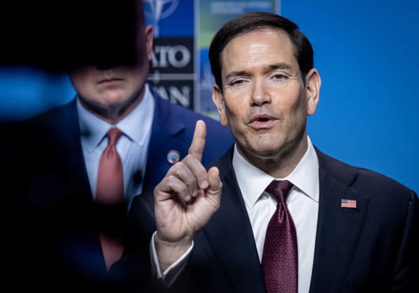 US Secretary of State Marco Rubio meets the press after the NATO Foreign Ministers meeting on Friday at Sea U in Helsingborg, Sweden on may 22, 2026 HELSINGBORG SWEDEN x50090x  Copyright: xJohanxNilsson TTx NATO FOREIGN MINISTERS MEETING HELSINGBORG qivwMaaUBqI