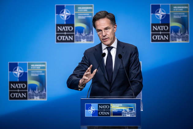 HELSINGBORG, SWEDEN 20260522 NATO Secretary General Mark Rutte holds a press conference after the NATO Foreign Ministers meeting at Sea U in Helsingborg on Friday HELSINGBORG SWEDEN x50090x  Copyright: xJohanxNilssonx xTTx NATOS UTRIKESMINISTERMÖTE HELSINGBORG Oj9A_eJnIVc