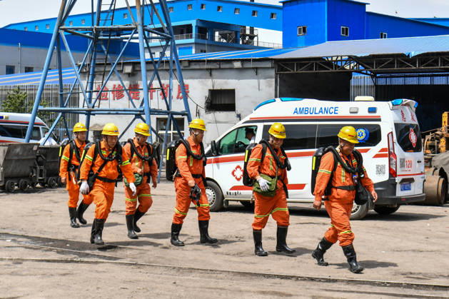 (260523) -- CHANGZHI, May 23, 2026 -- This photo taken on May 23, 2026 shows a scene at the rescue site of the Liushenyu coal mine in Qinyuan County, north China s Shanxi Province. The coal mine accident in north China s Shanxi Province has left 82 dead, with nine others still trapped, according to Xinhua reporters at the site. The gas explosion occurred on Friday at the Liushenyu coal mine in Qinyuan County. Rescue efforts are ongoing. ) (SpotNews) CHINA-SHANXI-COAL MINE-ACCIDENT (CN) CaoxYang 
