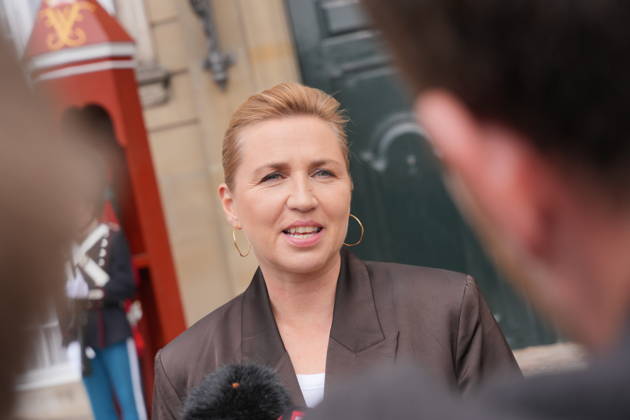 Denmark Politics Acting Prime Minister Mette Frederiksen after her visit to the King at Amalienborg Palace in Copenhagen, Denmark, Saturday, May 23, 2026 After Saturday s royal round, it is clear that acting Prime Minister Mette Frederiksen S is once again the royal investigator pointed to form a new Danish government , Copenhagen Denmark  Copyright: EmilxHelmsx spdk20260523-142213-L