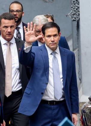 U.S. Secretary of State Marco Rubio in Kolkata during his 4-day visit to India Kolkata, May 23 (ANI): U.S. Secretary of State Marco Rubio waves during his visit to the Mother House, the global headquarters of Saint Teresa s Missionaries of Charity, in Kolkata on Saturday. kolkata West Bengal India Copyright: xANIx ANI_20260523009