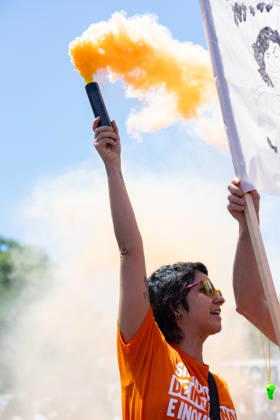 May 24, 2026, Madrid, Madrid, SPAIN: Thousands of citizens demonstrated in Madrid to demand measures against real estate speculation in Spain...The housing crisis has inflated the prices of homes for sale by nearly 120% in the last 10 years, while rents are rising by an average of 10% annually. Madrid SPAIN - ZUMAl221 20260524_zip_l221_044 Copyright: xIgnacioxLopezxIsasmendix