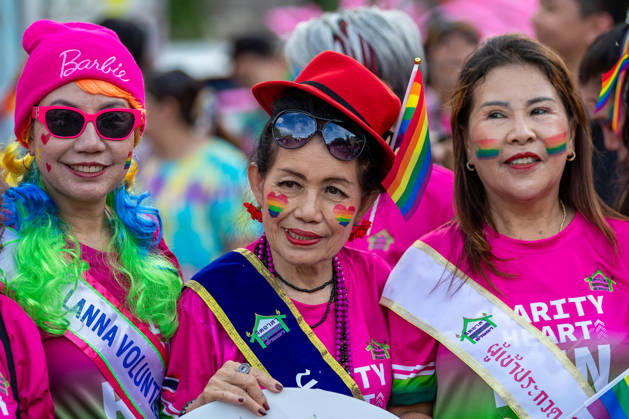 May 24, 2026, Chiang Mai, Thailand: Participants dressed in colorful costumes take part during The Chiang Mai Pride Parade 2026 during celebrations. The Chiang Mai Pride Parade 2026 took place in Chiang Mai, Thailand. Chiang Mai province holds Thailandis first Pride Month celebrations annually, promoting gender equality, diversity, and human rights as part of Pride Month activities in northern Thailand. Chiang Mai Thailand - ZUMAs197 20260524_aaa_s197_115 Copyright: xPongmanatxTasirix