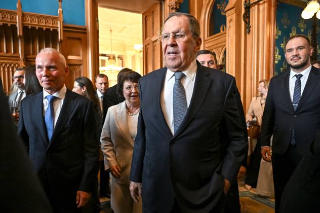 Russia Africa Day 9173296 25.05.2026 Russian Foreign Minister Sergey Lavrov attends a gala reception for heads of diplomatic missions to mark Africa Day in Moscow, Russia. Kristina Solovyova Sputnik Moscow Russia  Copyright: xKristinaxSolovyovax