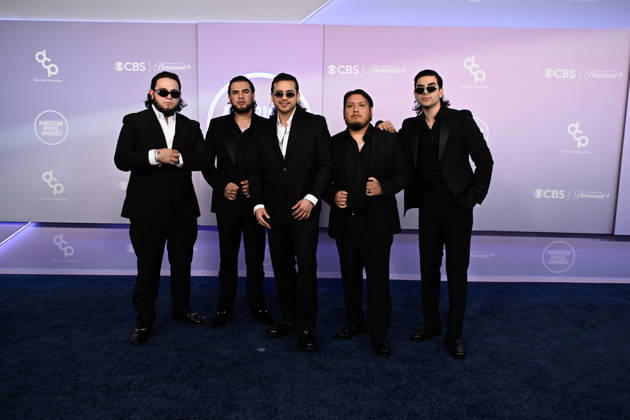 LAS VEGAS, NV - MAY 25: Fuerza Regida at the 52nd American Music Awards on May 25, 2026 at the MGM Grand Garden Arena in Las Vegas, Nevada. Credit: Mindy Small USA - ZUMAa123 20260525_zaa_a123_118 Copyright: xAdMediax