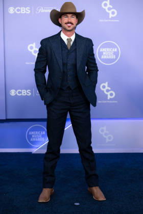May 25, 2026, Las Vegas, Nevada, USA: RILEY GREEN American singer-songwriter arrives at the Red Carpet during The Annual 52nd American Music Awards at the MGM Grand Arena in Las Vegas. Las Vegas USA - ZUMAo117 20260525_zsp_o117_180 Copyright: xMikaelxOnax