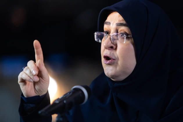 Fatemeh Mohajerani, spokesperson of the Iranian government, in Tehran - 26 May 2026 Fatemeh Mohajerani, spokesperson of the Iranian government, is seen during her weekly press conference in Tehran. Tehran Iran Copyright: xFoadxAshtarix xSOPAxImagesx FAshtari-2136