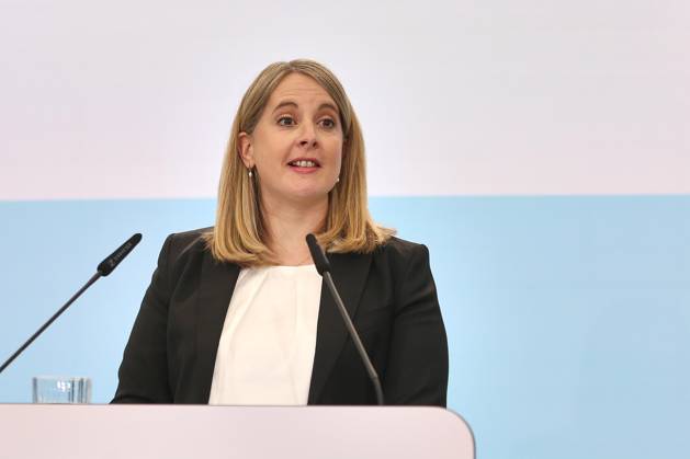 Berlin, Germany, 27 05 2026 Baumnisterium Press statement on the modernization of urban development and spatial planning law Federal Minister of Housing, Urban Development and Building Verena Hubertz SPD Copyright: xdtsxNachrichtenagenturx dts_120846