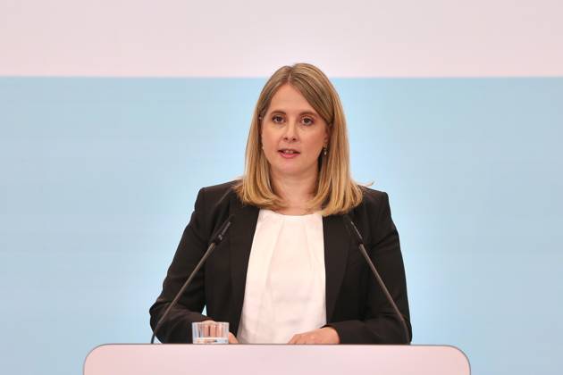 Berlin, Germany, 27 05 2026 Baumnisterium Press statement on the modernization of urban development and spatial planning law Federal Minister of Housing, Urban Development and Building Verena Hubertz SPD Copyright: xdtsxNachrichtenagenturx dts_120849