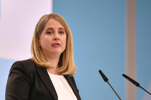 Berlin, Germany, 27 05 2026 Baumnisterium Press statement on the modernization of urban development and spatial planning law Federal Minister of Housing, Urban Development and Building Verena Hubertz SPD Copyright: xdtsxNachrichtenagenturx dts_120854