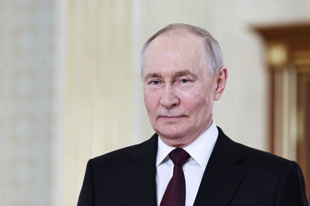KAZAKHSTAN, ASTANA - MAY 27, 2026: Russia s President Putin is seen on arrival at Nursultan Nazarbayev International Airport. The Russian president arrived in Kazakhstan on a state visit Astana Kazakhstan  - ZUMAt113 20260527_zaa_t113_538 Copyright: xAlexanderxKazakovx