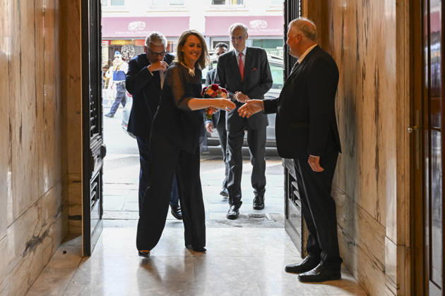 Prince Laurent and Princess Claire - Queen Elisabeth Competition Brussels, 27 05 2026 : Belgian Royals Prince Laurent and Princess Claire attend the Queen Elisabeth Competition at Bozar . Credit : Peter De Smedt CC . Brussels Belgium  Copyright: xContentxCurationx PeterxDexSmedtx xCCx