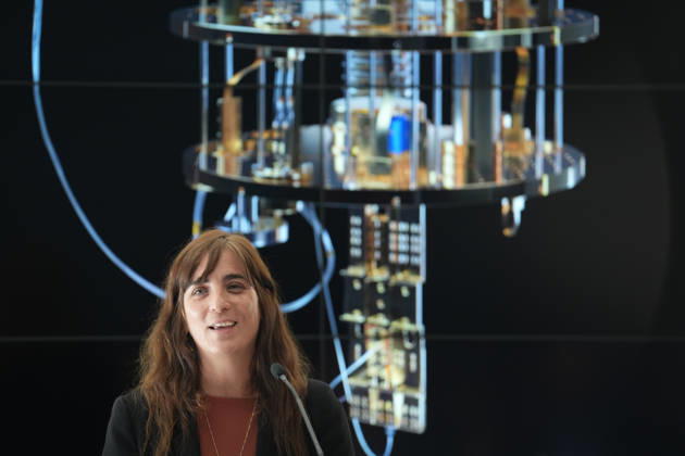 The Barcelona Supercomputing Center presents the MareNostrum Ona quantum computer in Barcelona The Catalan Minister of Research and Universities, Núria Montserrat, during the official presentation ceremony and subsequent attention to the media, at the facilities of the Plaza Eusebi Güell, on May 28, 2026, in Barcelona, Catalonia Spain The technical and institutional meeting brings together the Minister of Research of the Generalitat, the Secretaries of State for Science and Digitalization, the Director of the BSC and the Rector of the UPC to present the operational capabilities of this advanced computing infrastructure, a milestone that reinforces the scientific leadership of the region in the development of technological sovereignty and E Copyright: xDavidxZorrakinox 7556385