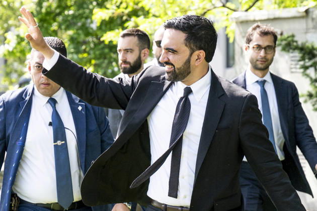 May 28, 2026, Queens, New York, United States: New York City Mayor ZOHRAN MAMDANI (D) waving while arriving for a press conference about housing in Whitey Ford Field in Queens, New York. Queens United States  - ZUMAb161 20260528_aap_b161_004 Copyright: xMichaelxBrochsteinx