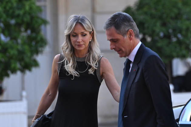 Invited guests arrive for a state dinner at the Elysee FA French businesswoman Veronique Saade (L) and her husband French businessman Rodolphe Saade arrive for a state dinner as part of Indonesia s President s visit at The Elysee Presidential Palace in Paris on May 28, 2026. Photo by Firas Abdullah ABACAPRESS.COM Paris Ile-de-France France  Copyright: xAbdullahxFiras ABACAx