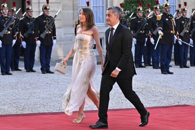 Invited guests arrive for a state dinner at the Elysee FA French Justice Minister Gerald Darmanin arrives with his wife Rose-Marie Devillers for a state dinner as part of Indonesia s President s visit at The Elysee Presidential Palace in Paris on May 28, 2026. Photo by Firas Abdullah ABACAPRESS.COM Paris Ile-de-France France  Copyright: xAbdullahxFiras ABACAx