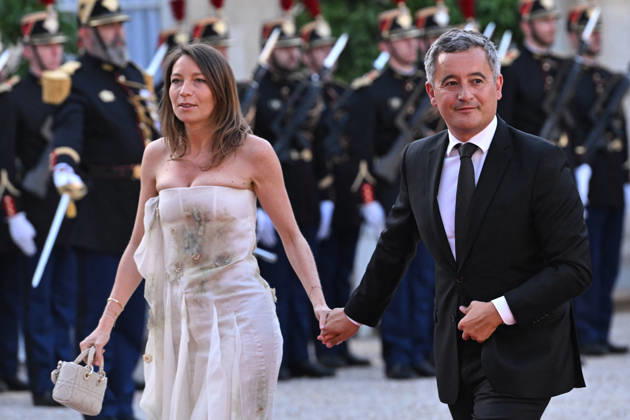 Invited guests arrive for a state dinner at the Elysee FA French Justice Minister Gerald Darmanin arrives with his wife Rose-Marie Devillers for a state dinner as part of Indonesia s President s visit at The Elysee Presidential Palace in Paris on May 28, 2026. Photo by Firas Abdullah ABACAPRESS.COM Paris Ile-de-France France  Copyright: xAbdullahxFiras ABACAx