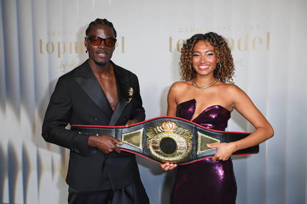 Germanys Next Topmodel 2026 winners Ibo and Aurelie at the PHOTO OF THE WINNERS OF GERMANYS NEXT TOPMODEL 2026 at the Zoo Palast in Berlin on 28 05 2026