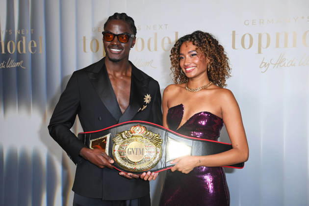 Germanys Next Topmodel 2026 winners Ibo and Aurelie at the PHOTO OF THE WINNERS OF GERMANYS NEXT TOPMODEL 2026 at the Zoo Palast in Berlin on 28 05 2026