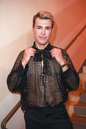 Tony Eberhardt at the PHOTO OF THE WINNERS OF GERMANYS NEXT TOPMODEL 2026 at the Zoo Palast in Berlin on 28 05 2026