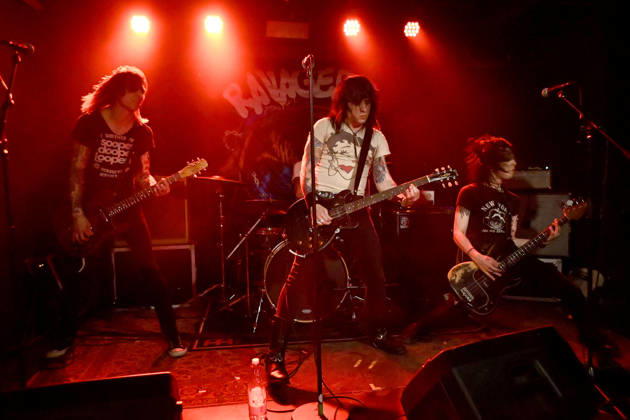 Matt Gabs, Alex Hagen and Sam Hariss from Ravagers live at a concert at Lux Hannover, 28 05 2026 Foto:xR.xKeuntjex xFuturexImagex ravagers_6513