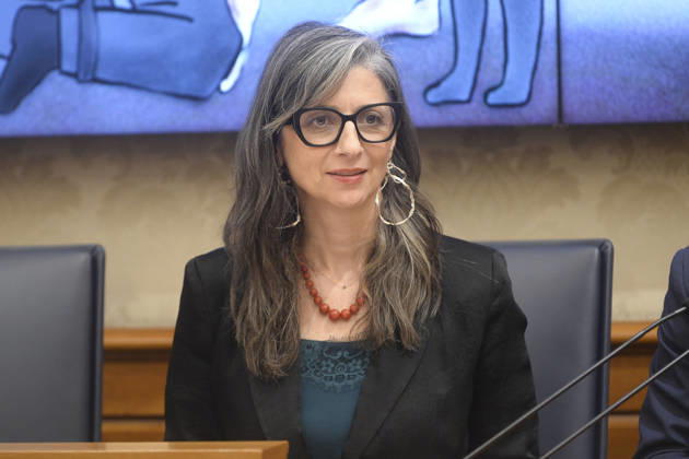 IPA85160389 - Rome Senate presentation of UN special rapporteur s report on the occupied Palestinian territories, pictured is Francesca Albanese Copyright: xSTEFANOxCAROFEIx xSTEFANOxCAROFEIx xFOTOGRAMMAx 85160389