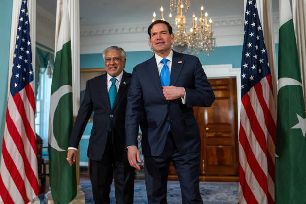 May 29, 2026, Washington, Dc, United States: Secretary of State Marco Rubio meets with Pakistani Deputy Prime Minister Foreign Minister Ishaq Dar at the State Department in Washington, D.C. on May 29, 2026. Washington United States - ZUMAl312 20260529_znp_l312_001 Copyright: xAndrewxLeydenx